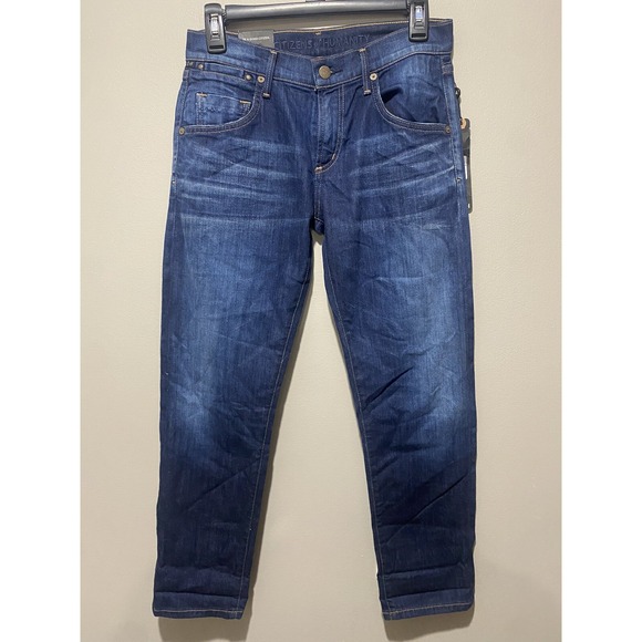 NWT Citizens Of Humanity Dylan Dropped Rise Loose Fit Cropped Jeans, Sz 24 - Picture 1 of 11